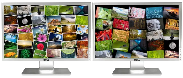 Makes a photo collage from your images and displays it as your background wallpaper.